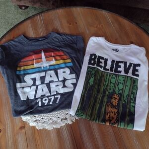 2 Men's Star Wars S/S T-shirts size M
